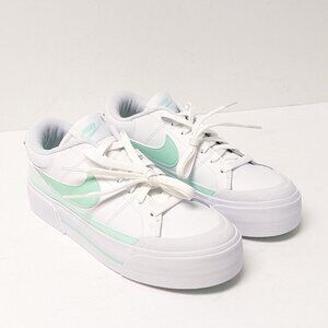 Nike Court Legacy Lift Sneakers, White/Mint, Women's 7